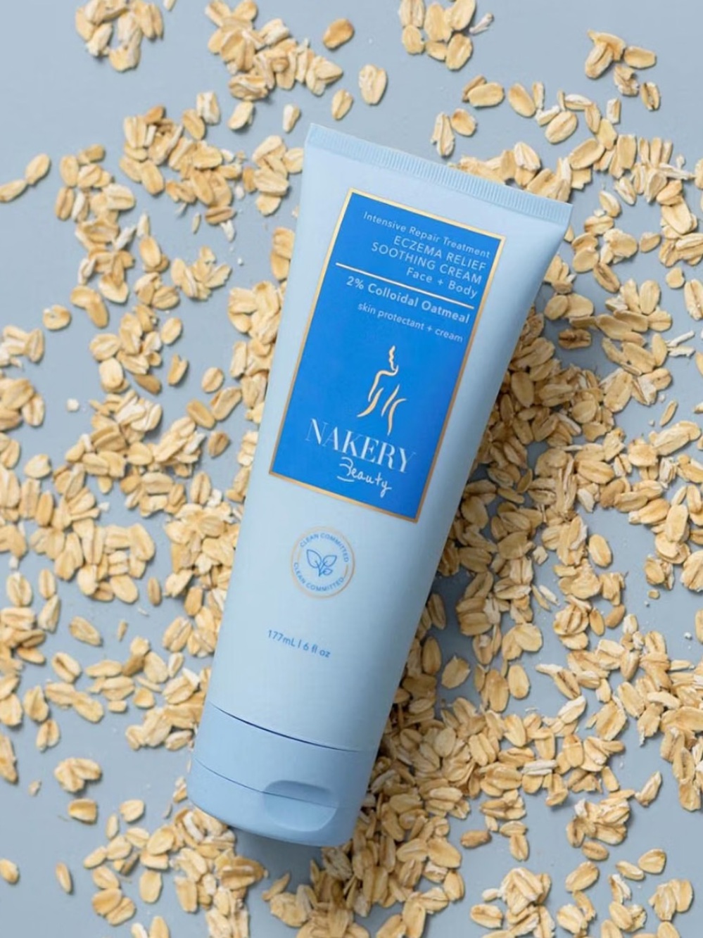 Nakery Beauty Eczema Relief Soothing Face & Body Wash, 10 fl oz - Picture 4 of 14